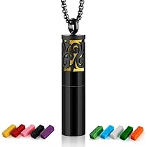 エッセンシャルオイル Frankincense oil + aroma necklace Essential Oil Necklace for Women, Aromatherapy Pendant
